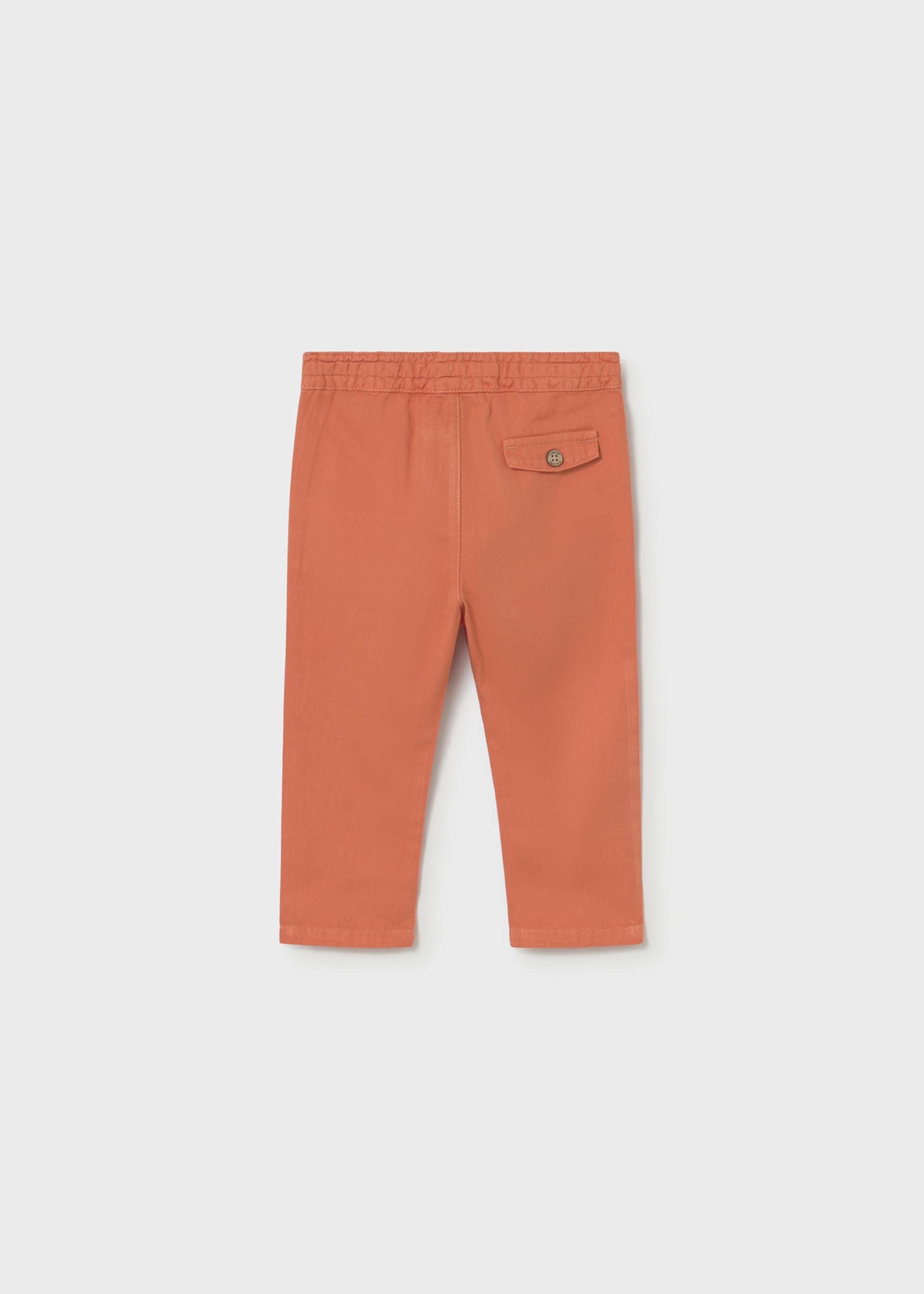 Pantalone in lino relaxed neonato