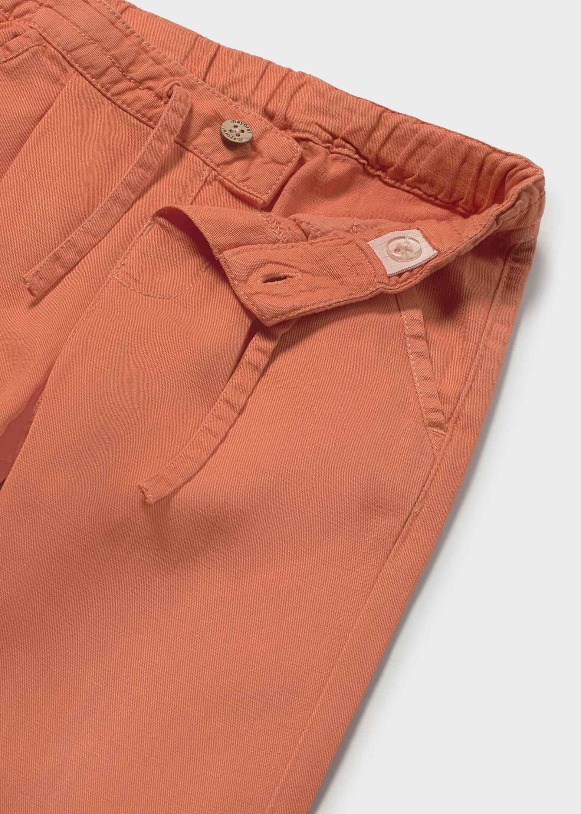 Pantalone in lino relaxed neonato