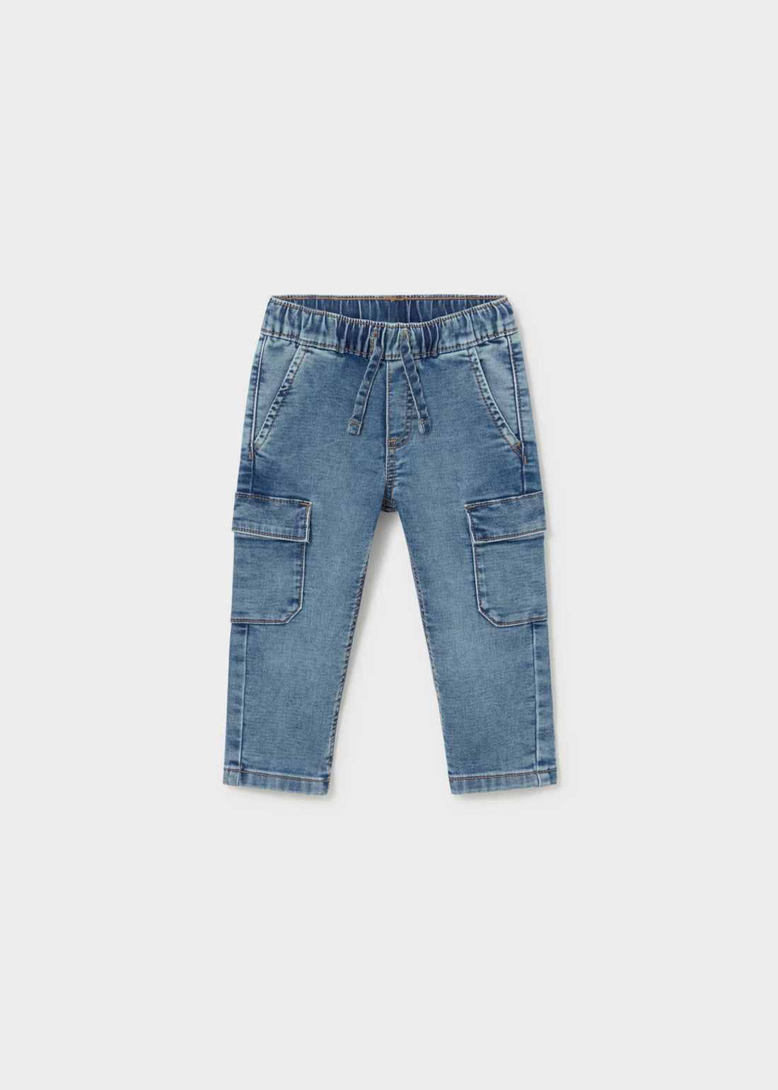Pantalone jeans cargo bimbo