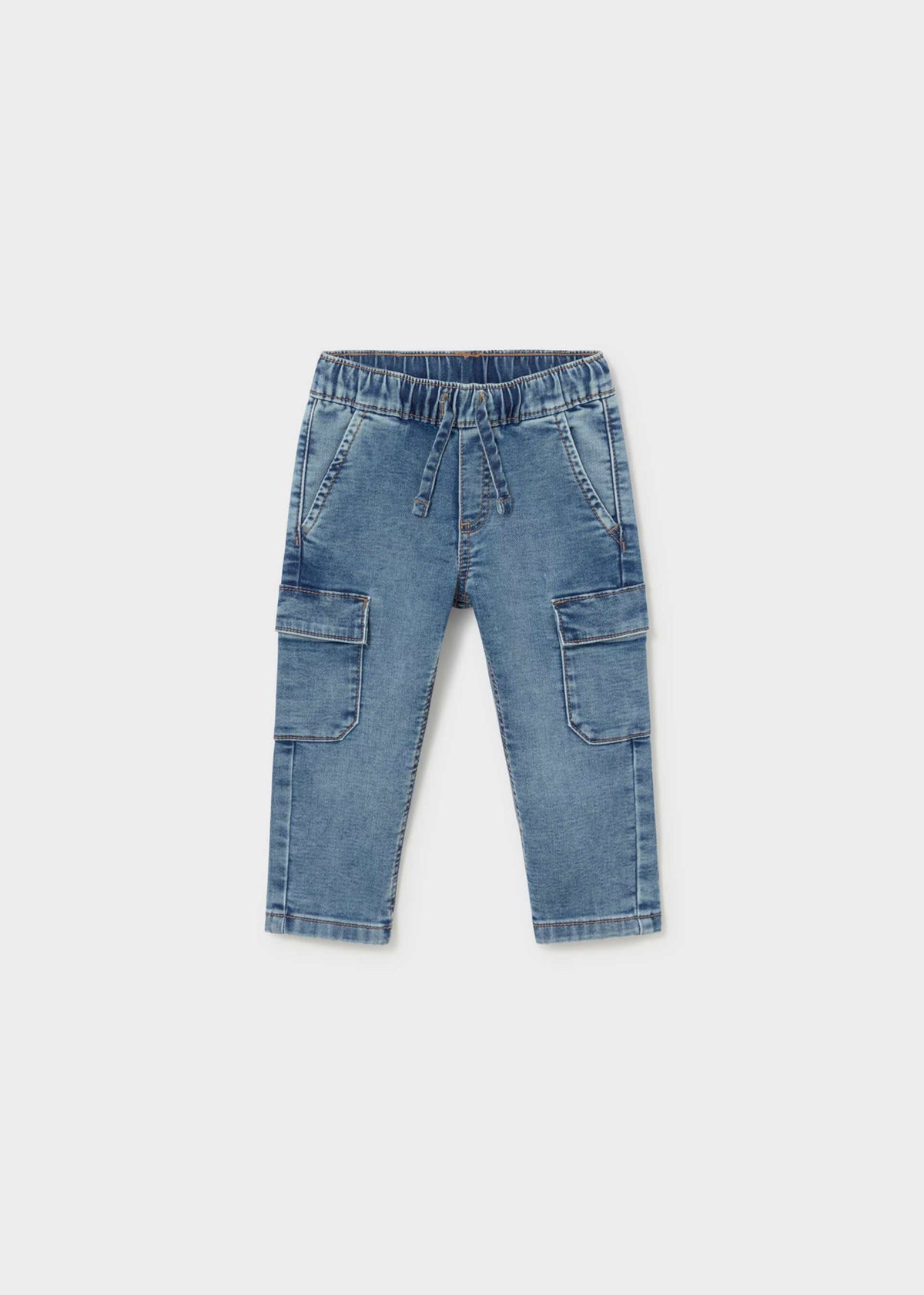 Pantalone jeans cargo bimbo