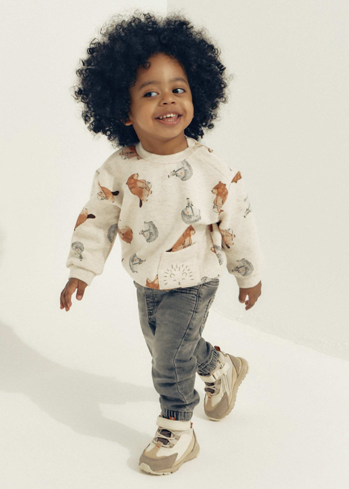 Pantalone jeans jogger bimbo
