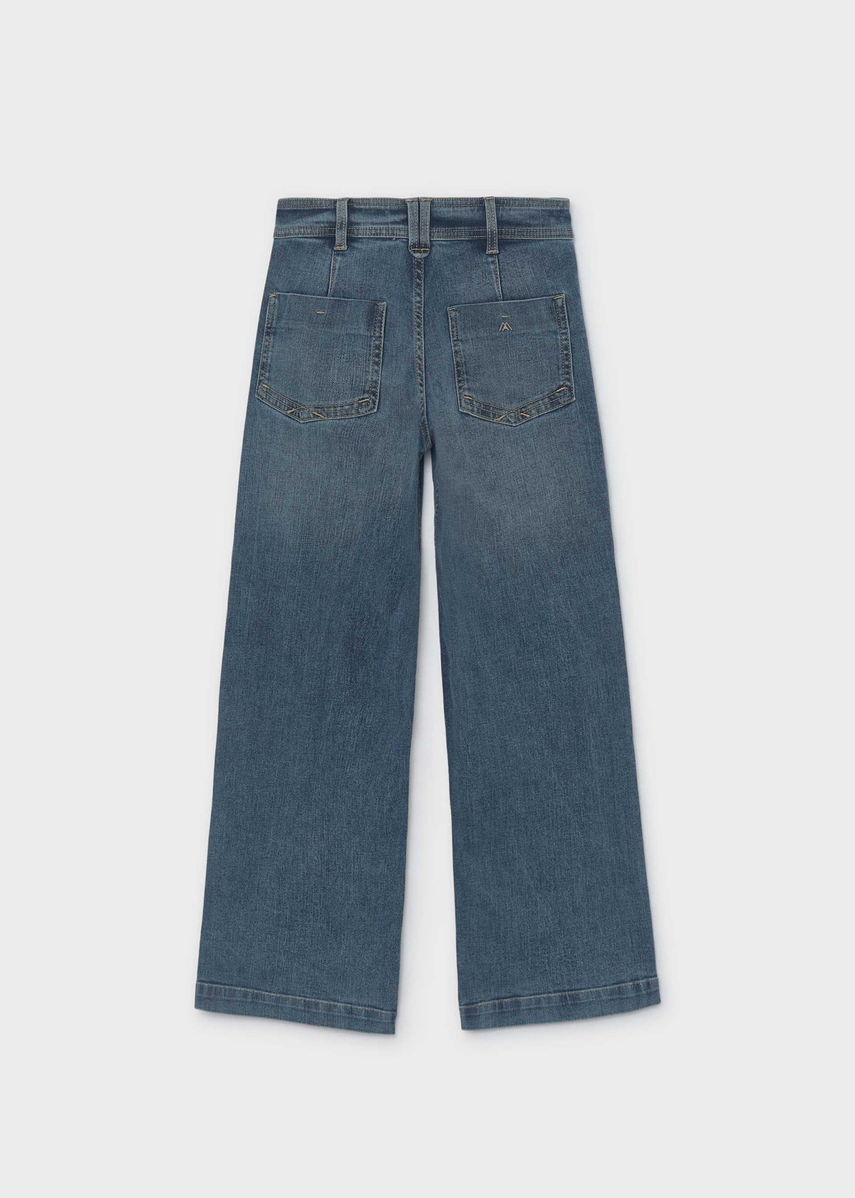 Pantalone jeans wide leg ragazza