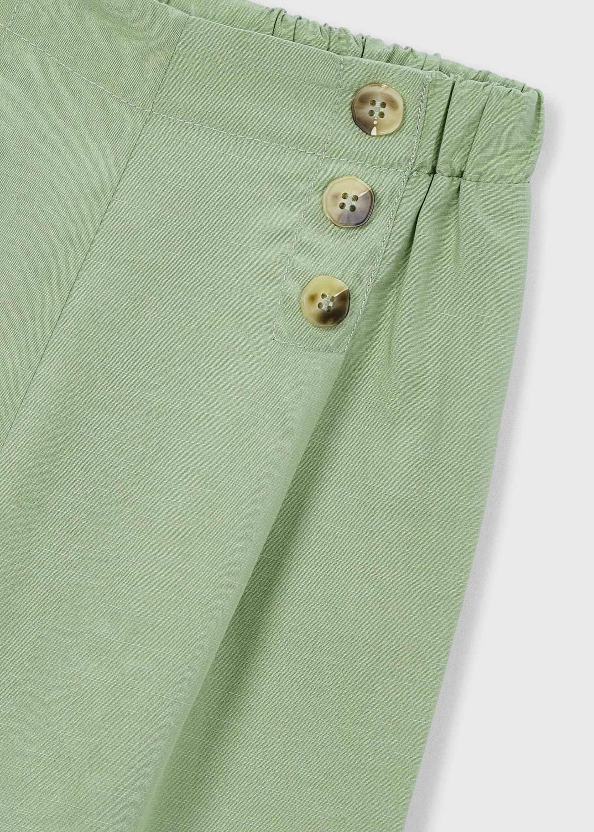 Pantalone lungo bottoni bambina