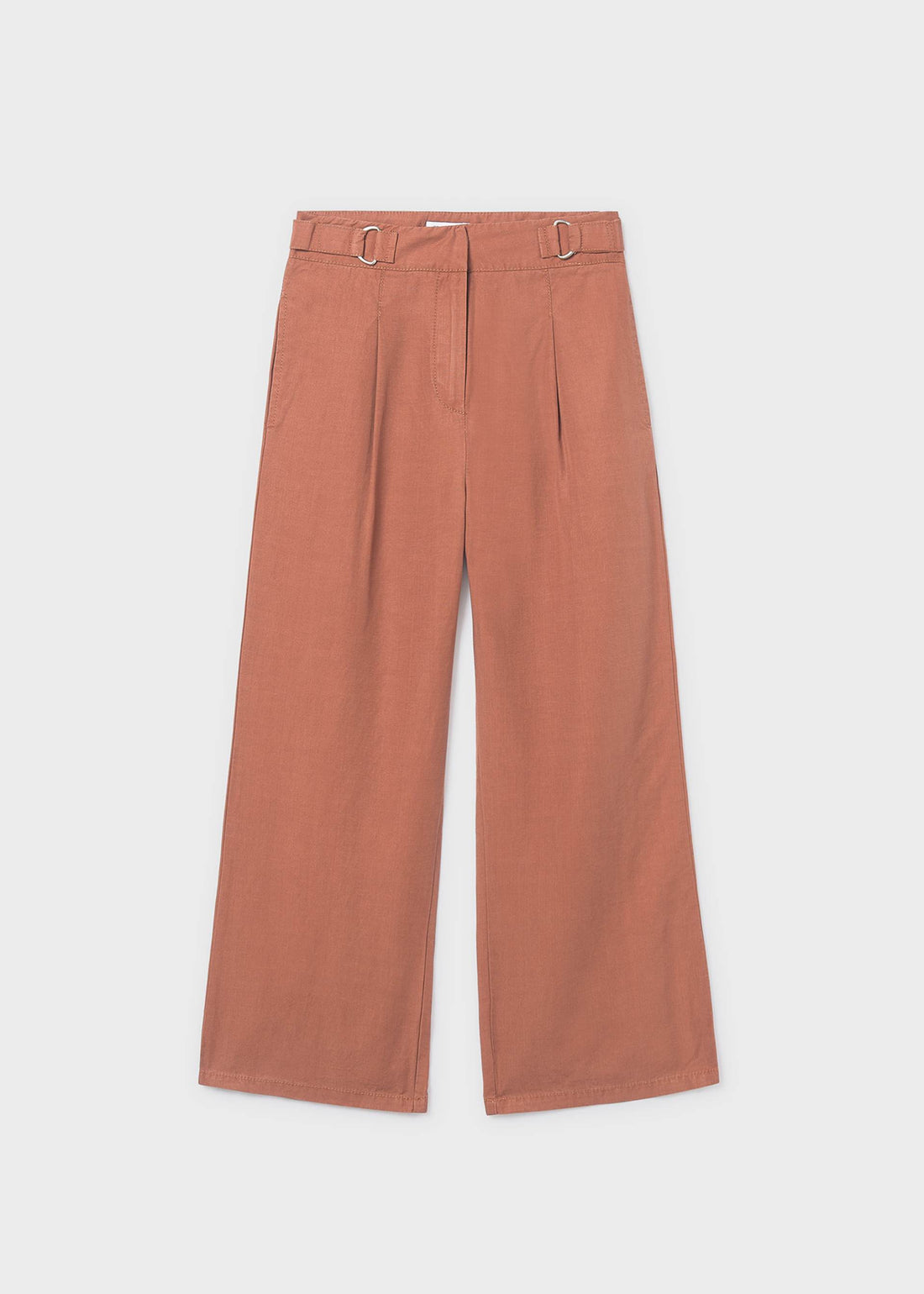Pantalone lungo con fibbie ragazza