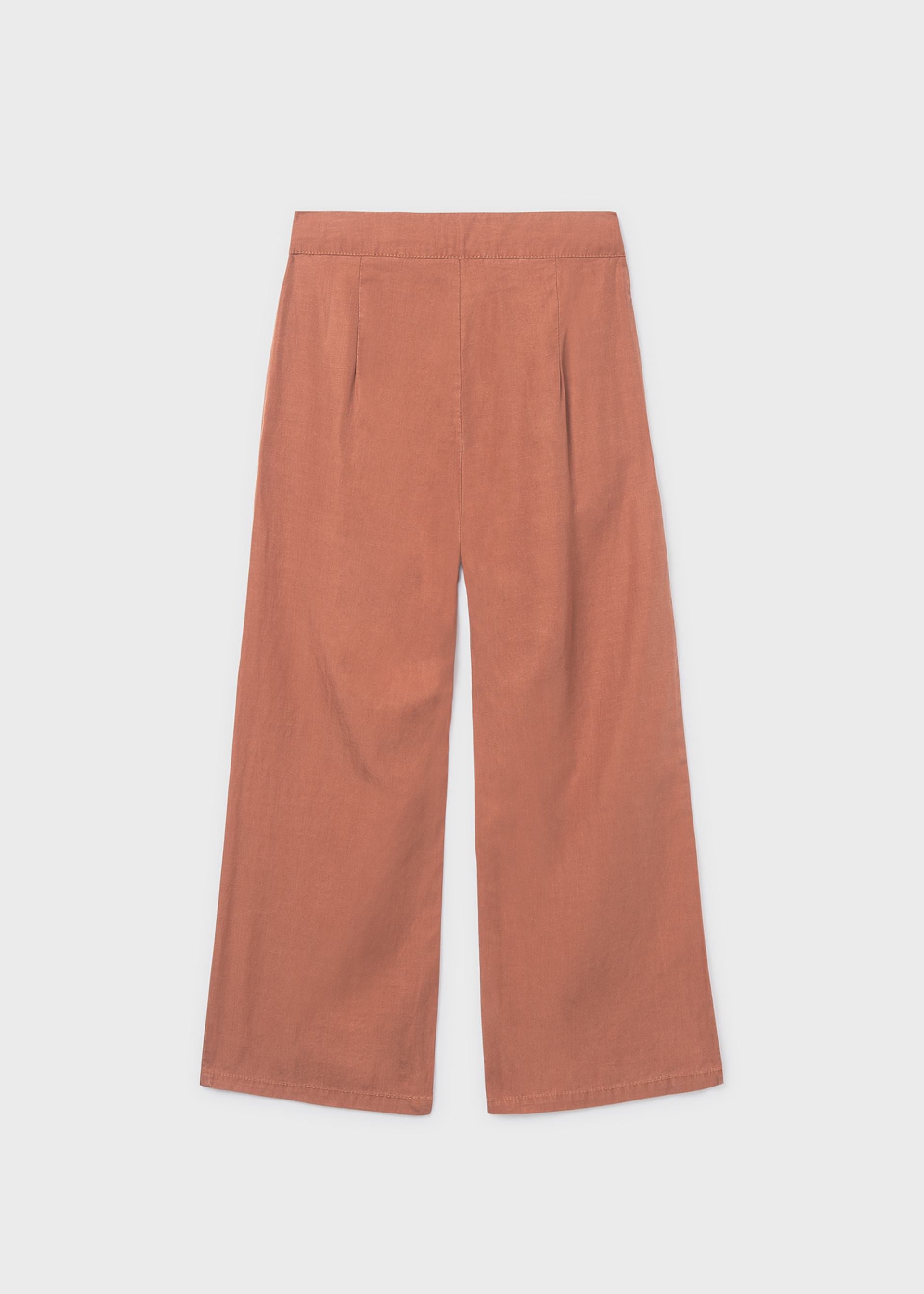 Pantalone lungo con fibbie ragazza