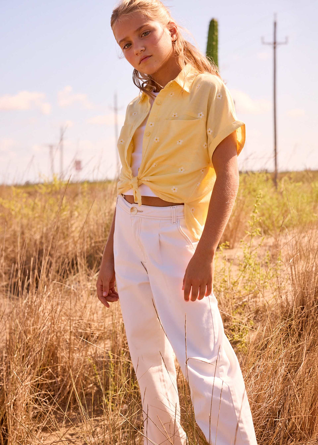 Pantalone lungo twille ragazza