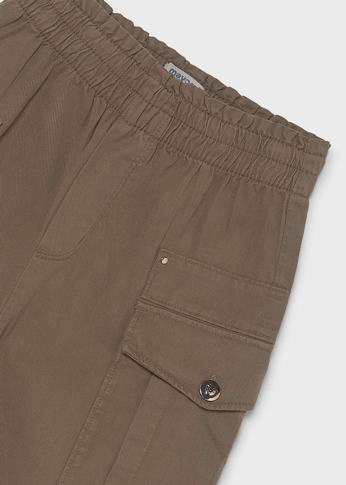 Pantalone twill tasche ragazza
