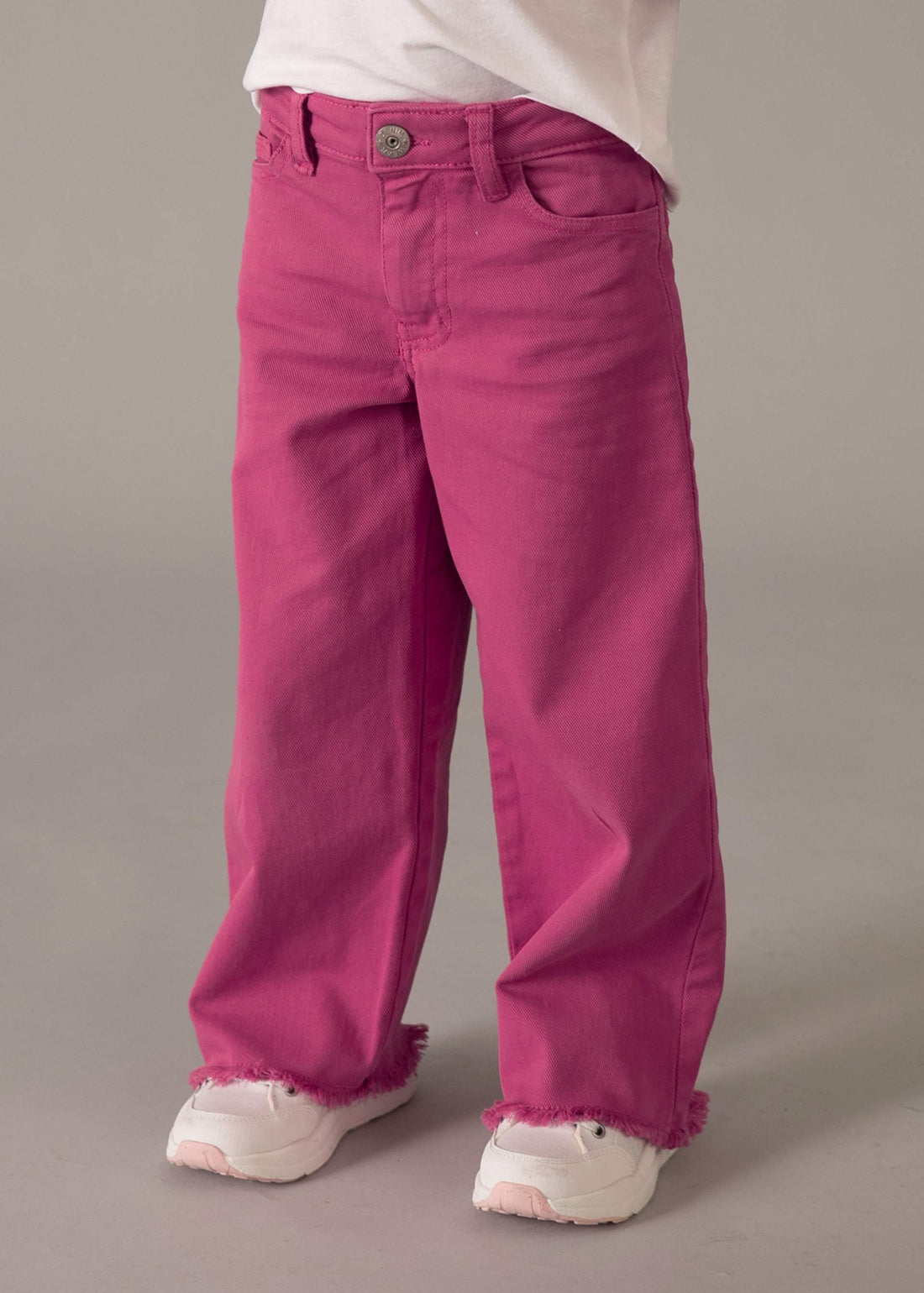 Pantalone twill wide leg bambina
