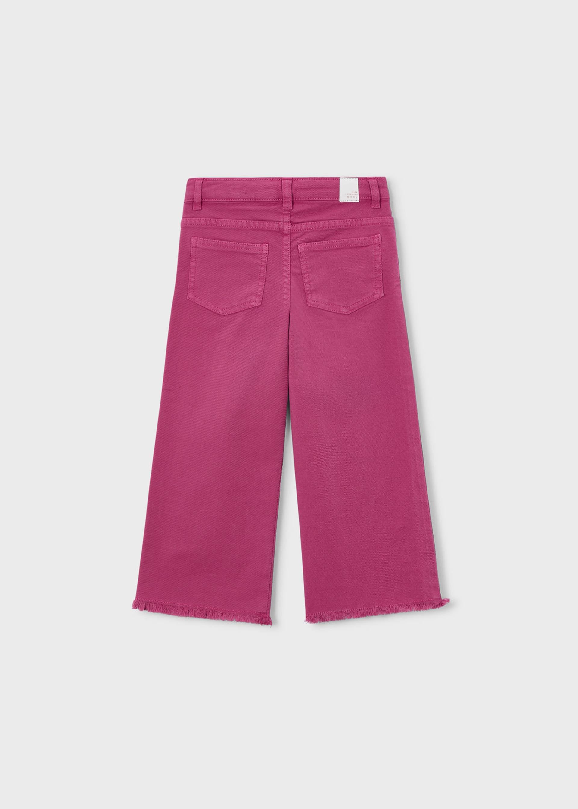 Pantalone twill wide leg bambina