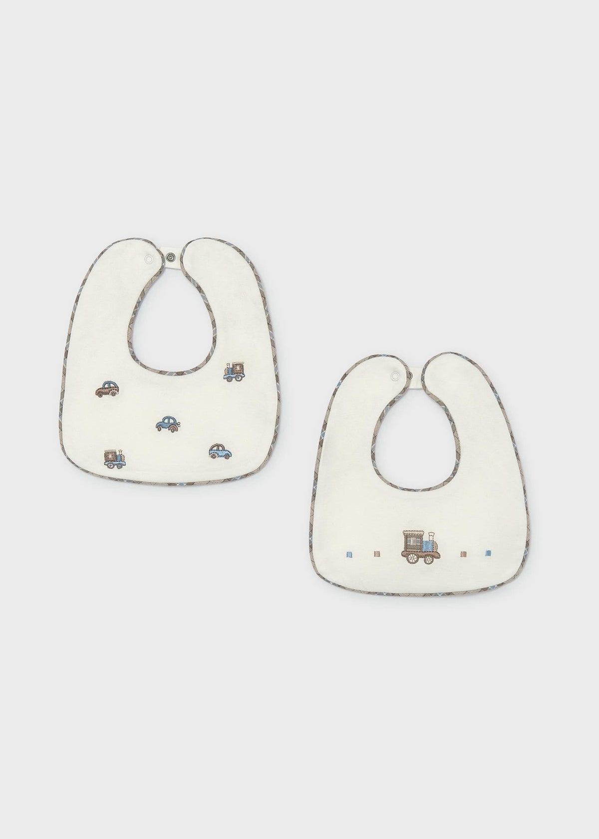 Set 2 bavaglini impermeabili neonato