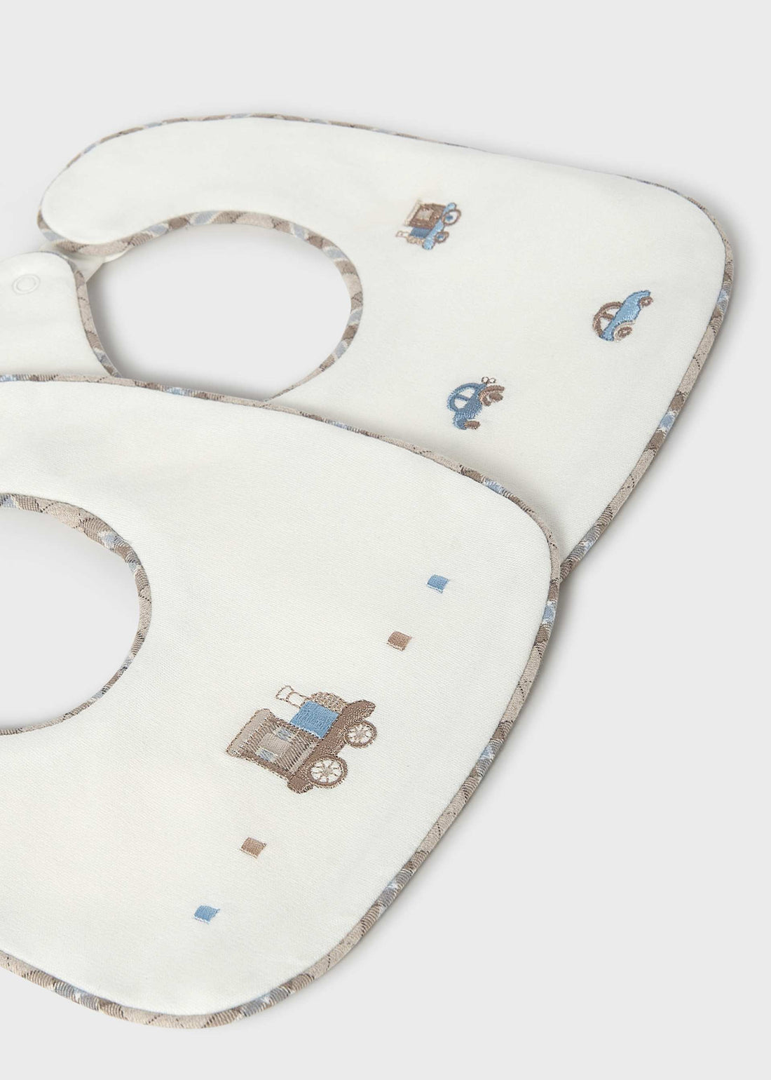 Set 2 bavaglini impermeabili neonato