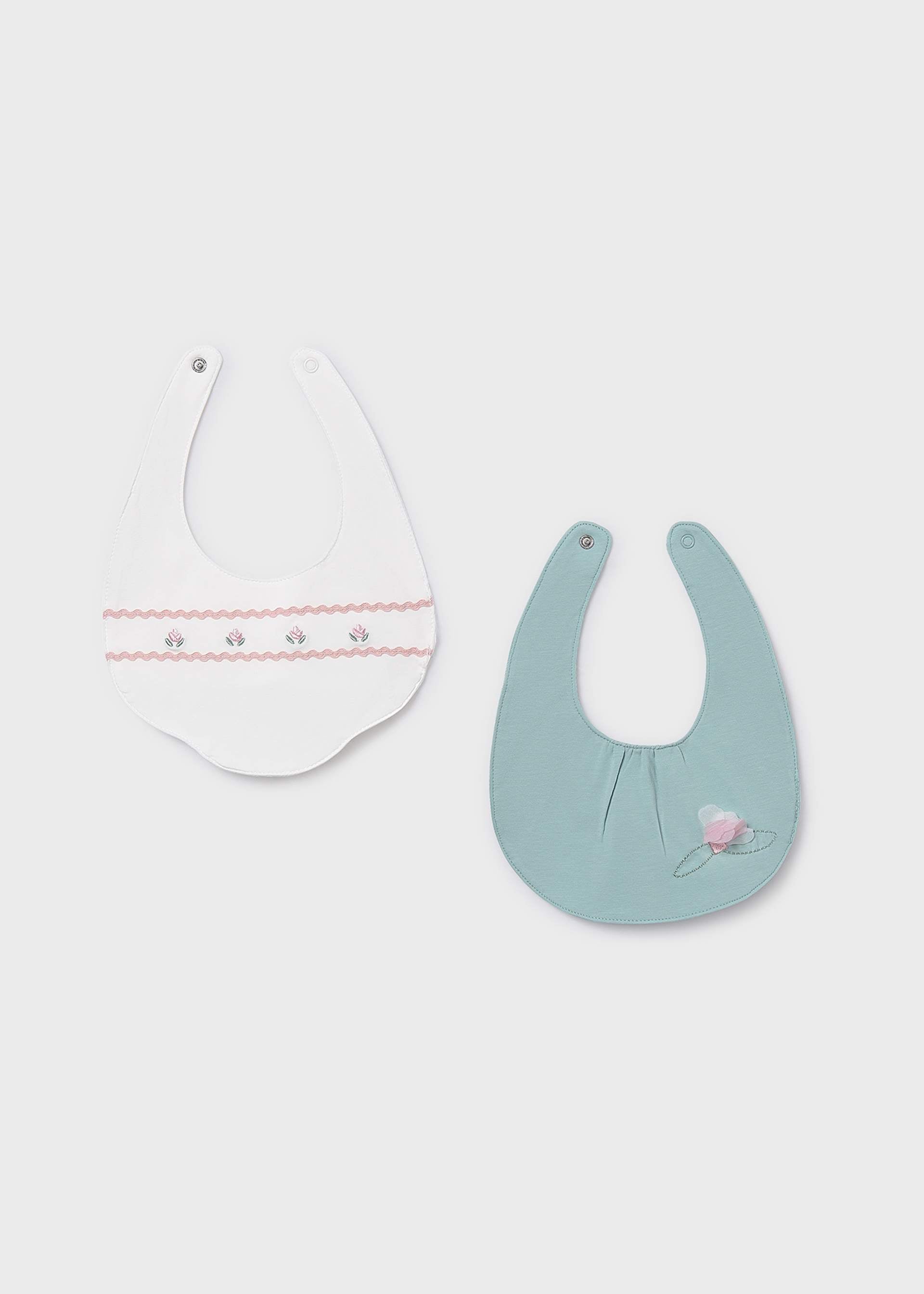 Set 2 bavaglini neonato