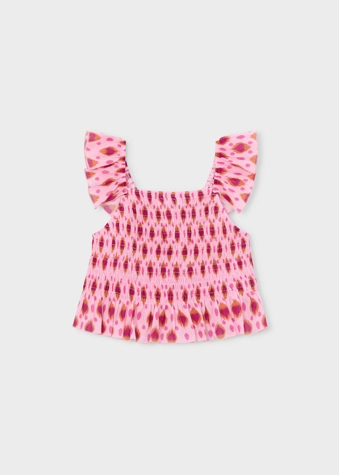 Top bambula stampato bambina