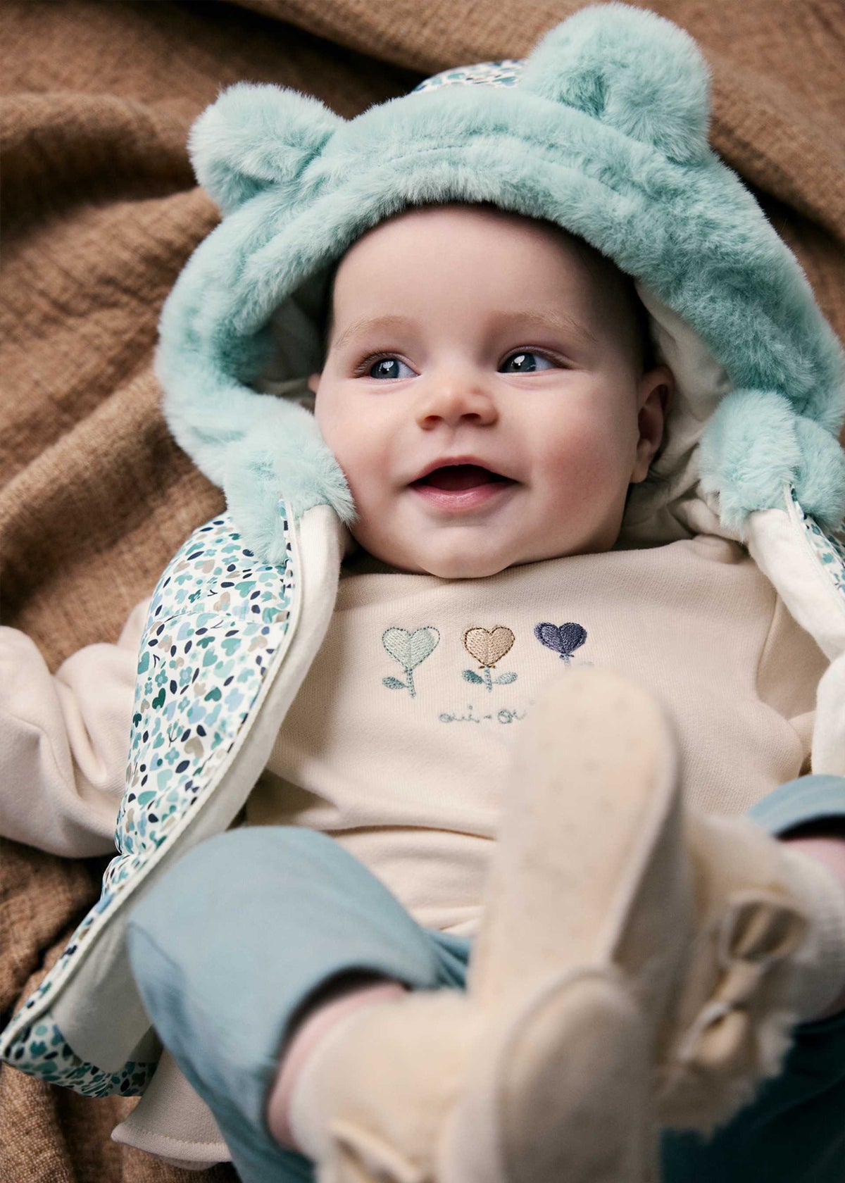 Tuta 3 pezzi gilet neonata