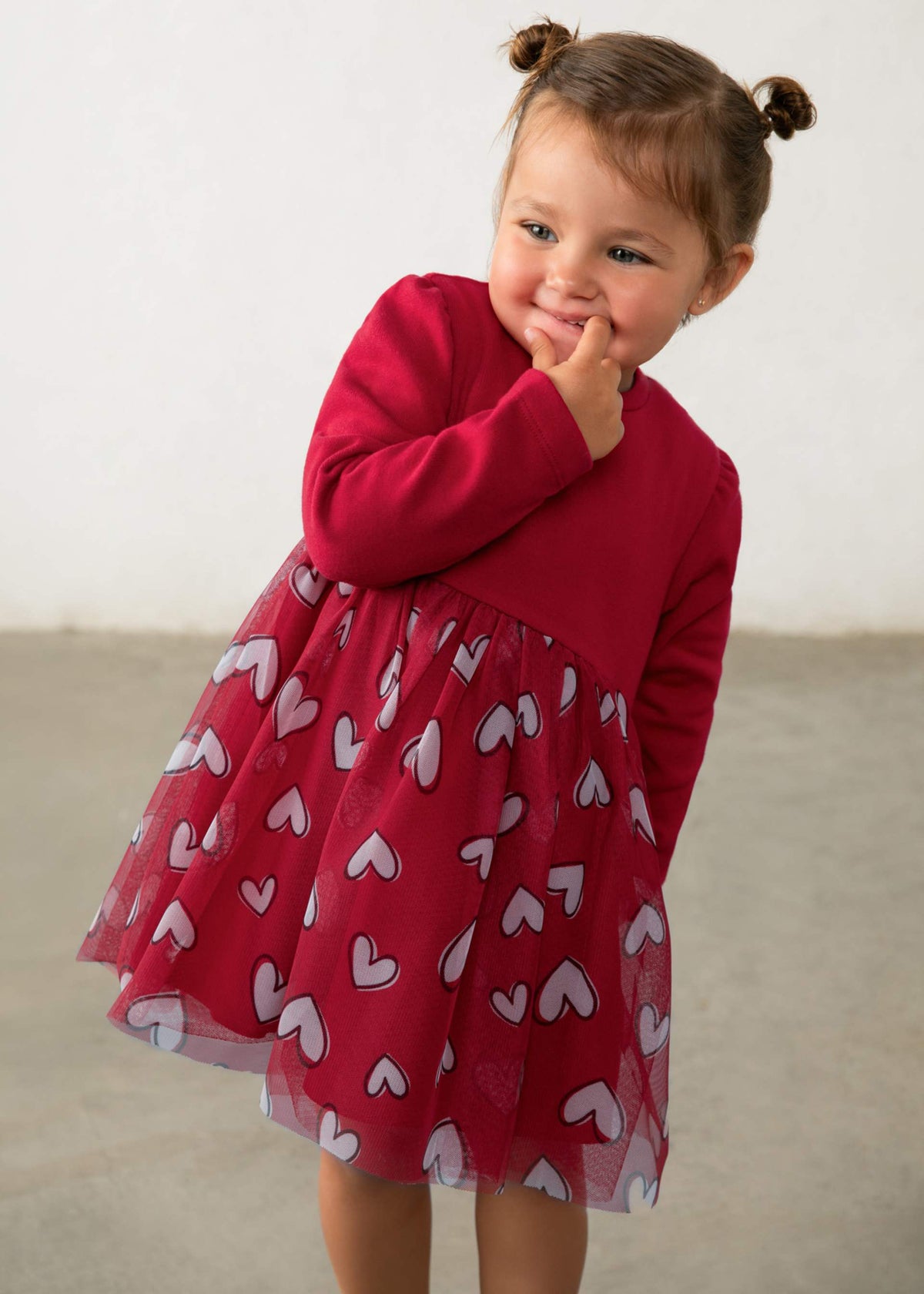 Vestito combinato tulle bimba