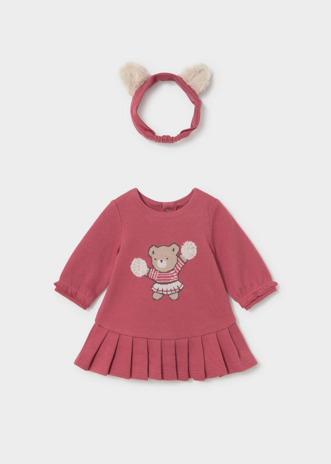 Vestito con cerchietto neonata
