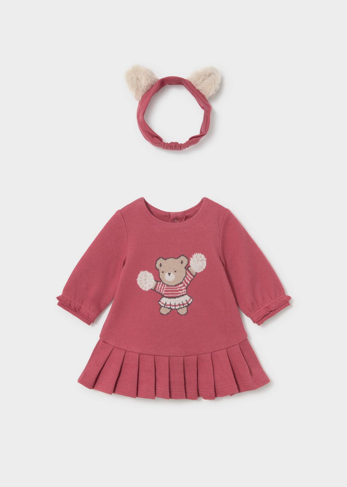 Vestito con cerchietto neonata