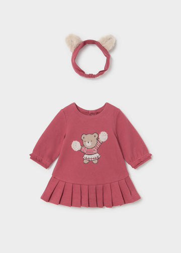 Vestito con cerchietto neonata