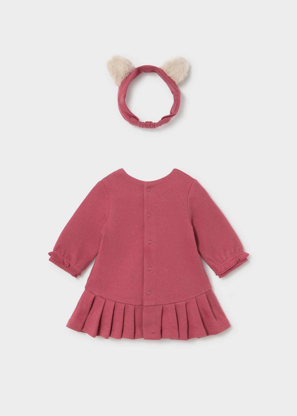 Vestito con cerchietto neonata