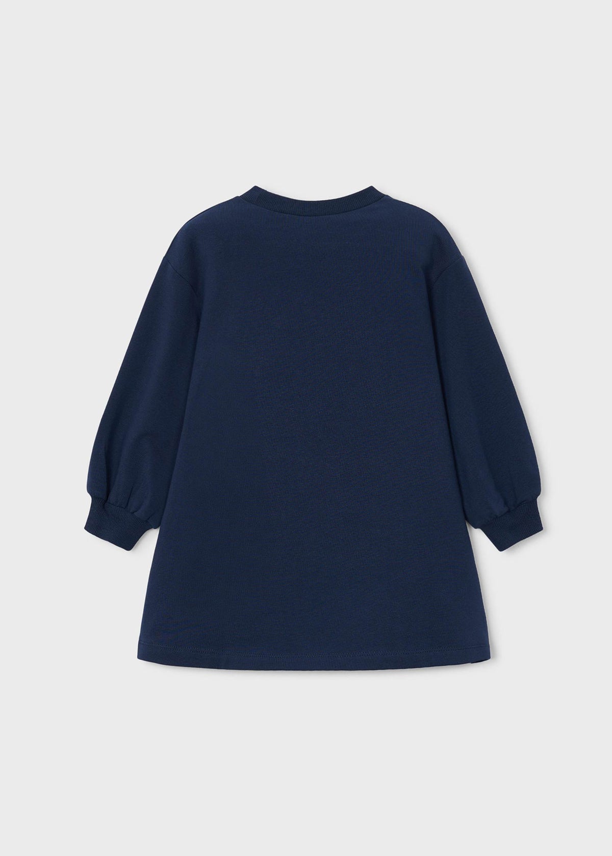 Vestito felpa serigrafia bambina