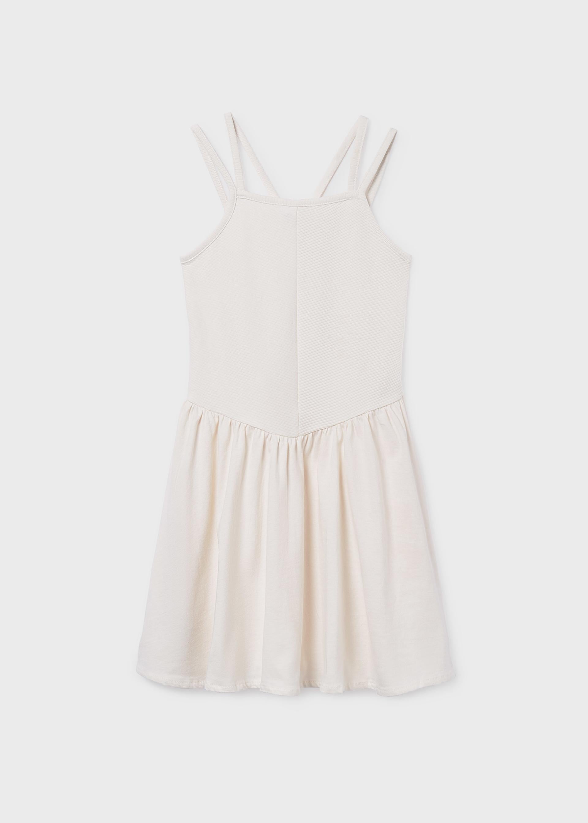 Vestito punto canalé ragazza