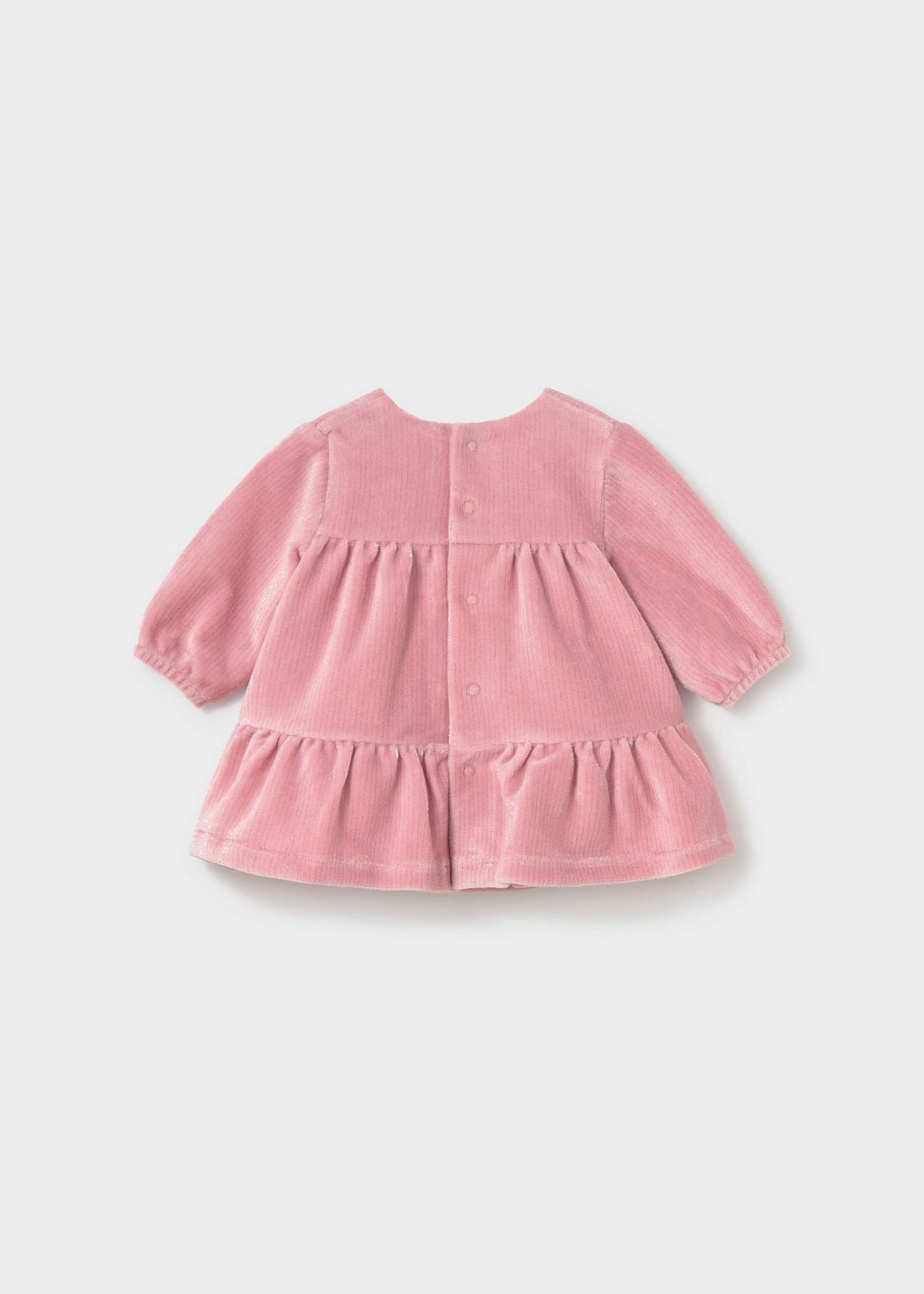 Vestito vellutato neonata