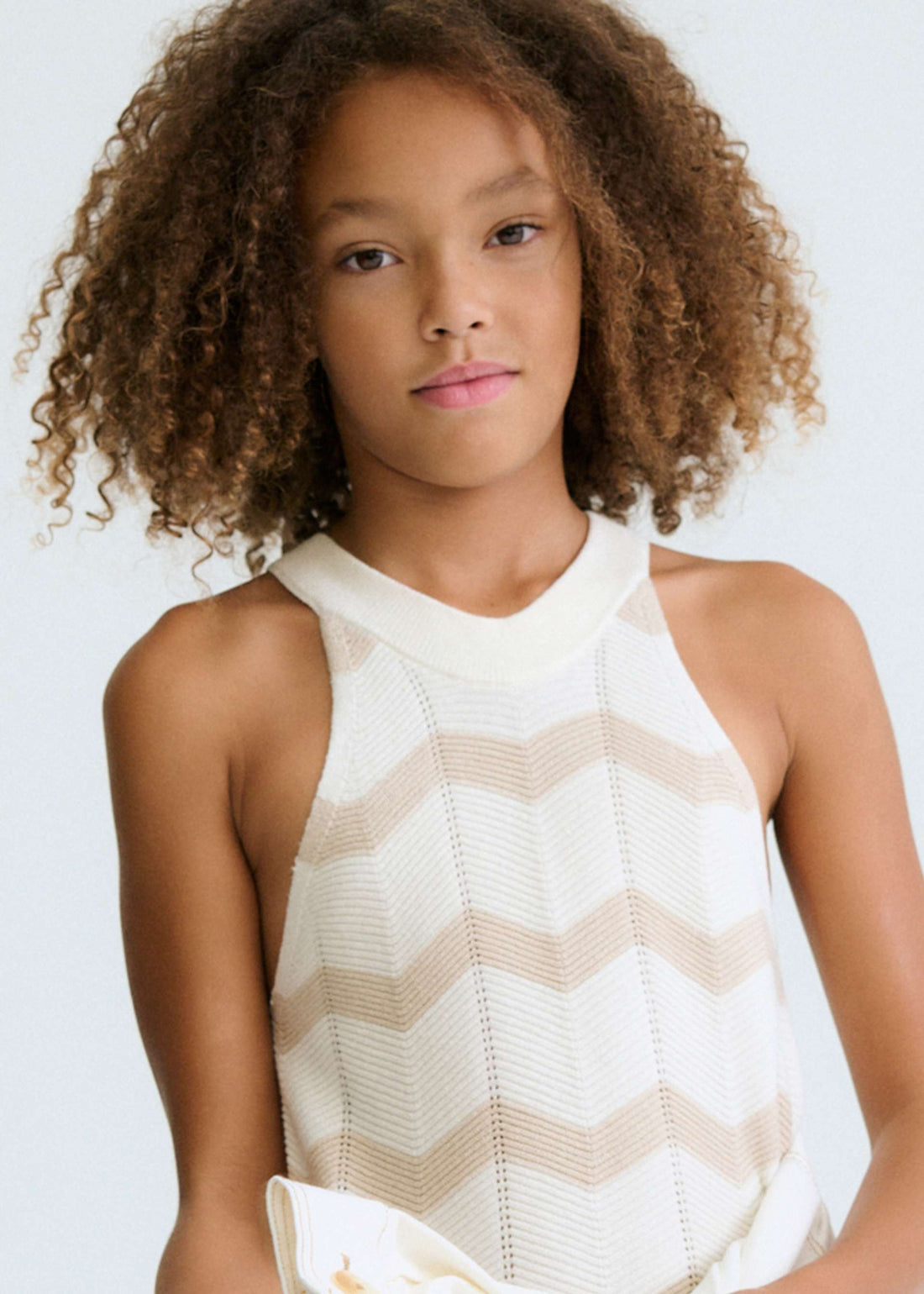 Vestito zig zag ragazza